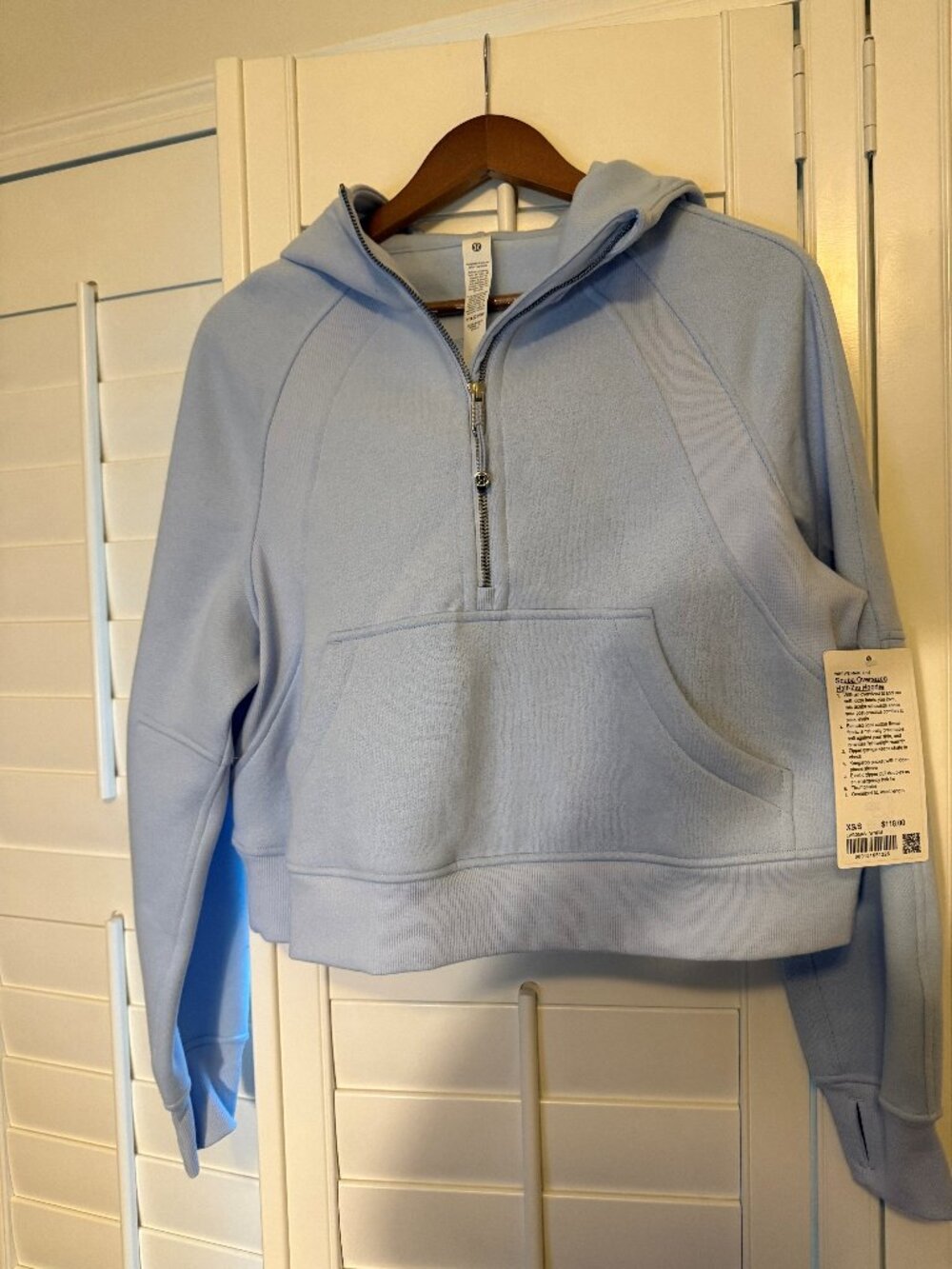 NWT-Scuba Oversized Half Zip Hoodie Size XS/S